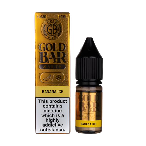 Gold Bar Nic Salts - Banana Ice