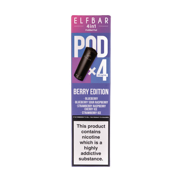 Elf Bar 4 in 1 Replacement pods -  4 Pack