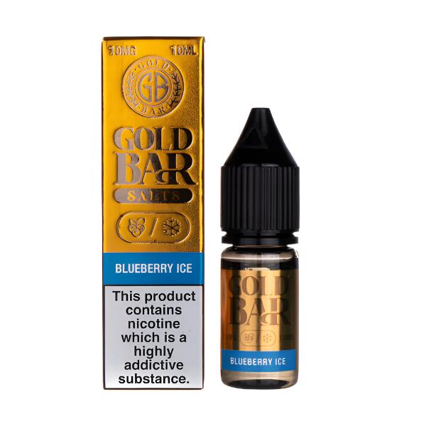 Gold Bar Nic Salts - Blueberry Ice