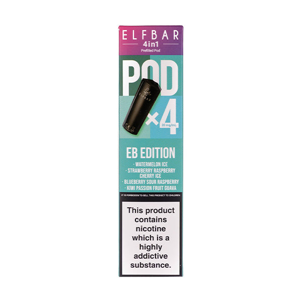 Elf Bar 4 in 1 Replacement pods -  4 Pack