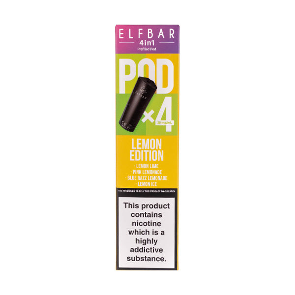 Elf Bar 4 in 1 Replacement pods -  4 Pack