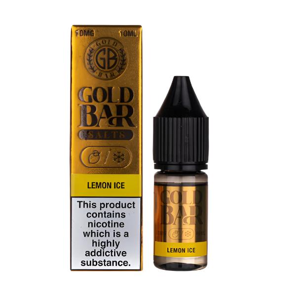 Gold Bar Nic Salts - Lemon Ice