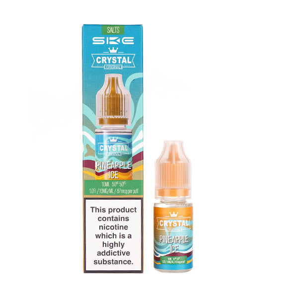 SKE Crystal Originals V2 - Pineapple Ice 10ml (Nic Salt)