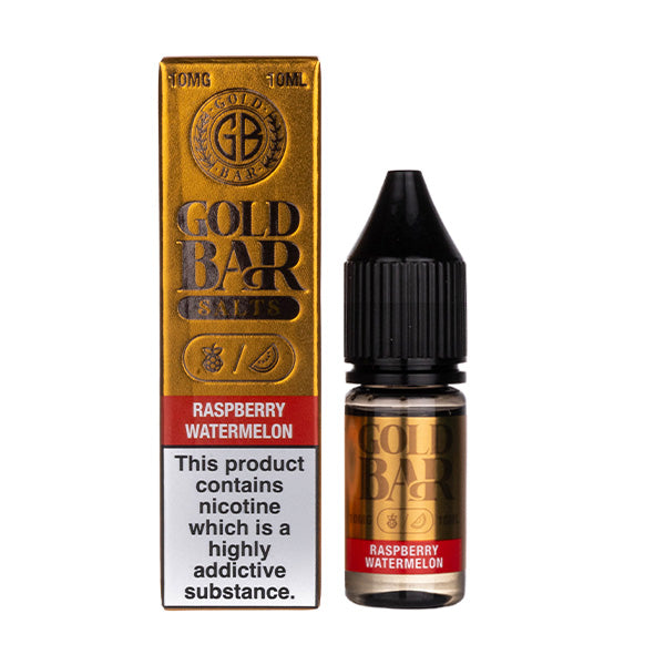 Gold Bar Nic Salts - Raspberry Watermelon