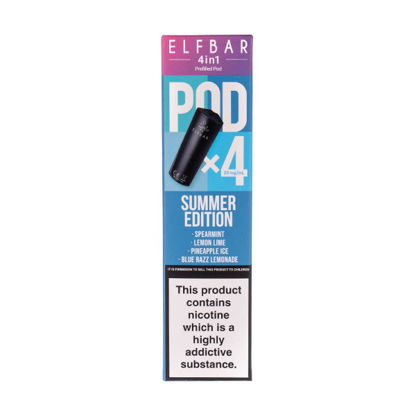 Elf Bar 4 in 1 Replacement pods -  4 Pack