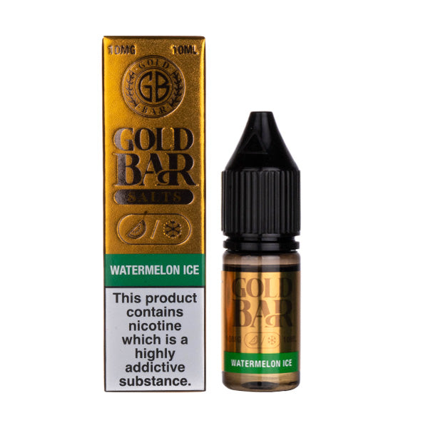 Gold Bar Nic Salts - Watermelon Ice